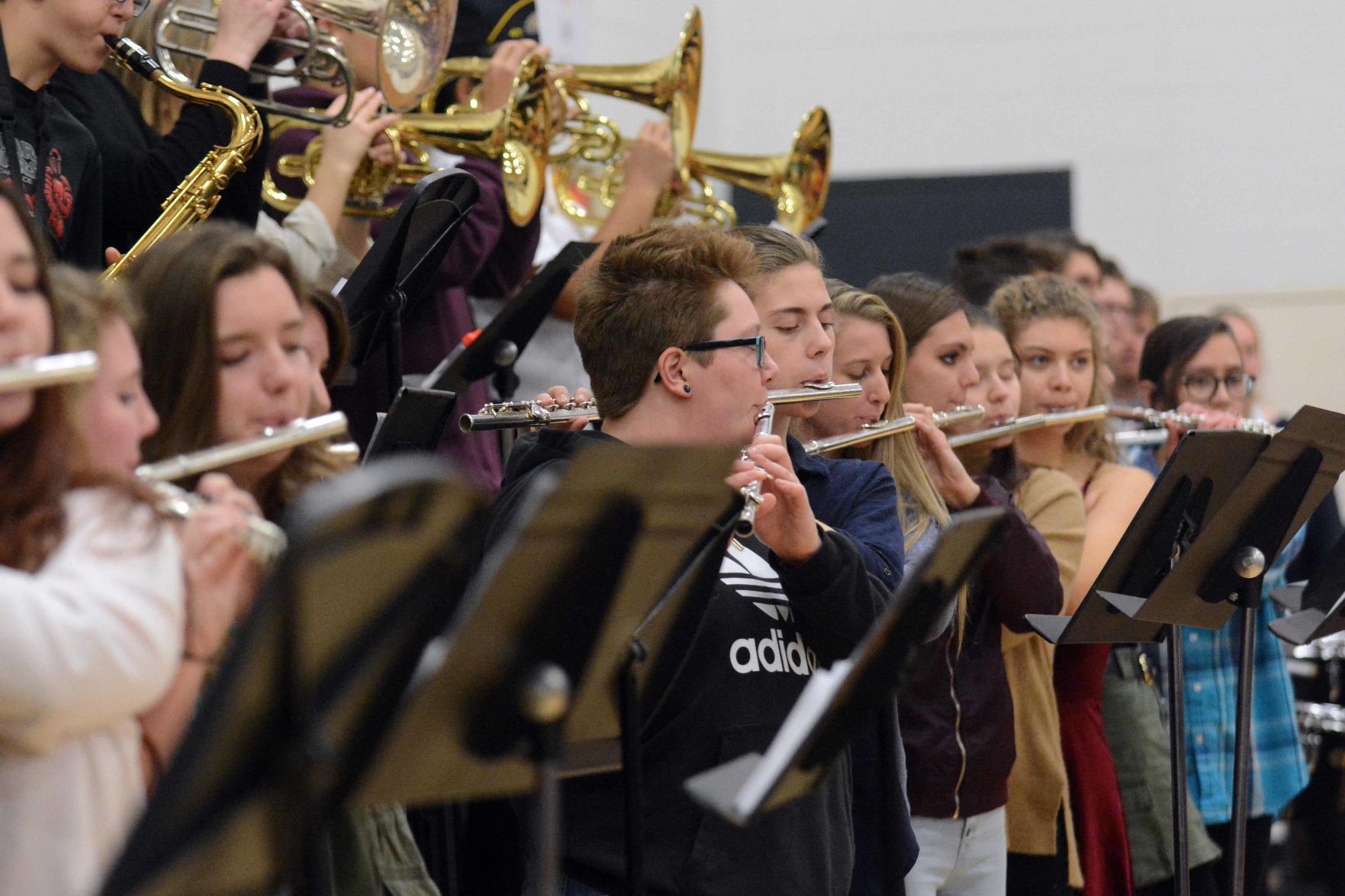 Portage High School Veterans Day ceremony 2019